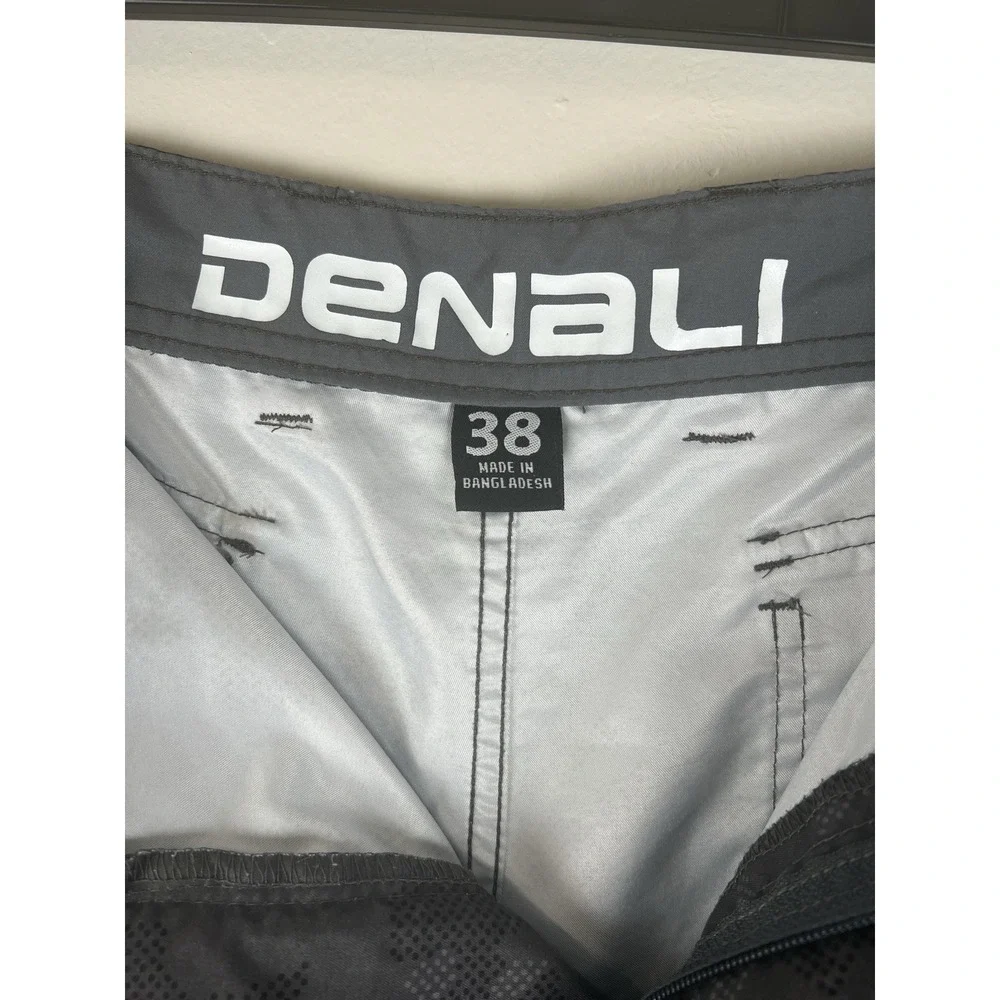 Denali Men's Shorts Size 38 Inseam 10 Steel Gray Swim Beach Surf Quick Dry